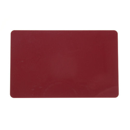 Blank Coloured 760 Micron PVC Card – Solid Core burgundy